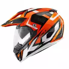 KAPPA KASK OFF ROAD KV30 EVO GRAYER DUAL POMCZARN Sport i rekreacja Sporty motorowe Kaski do sportów motorowych