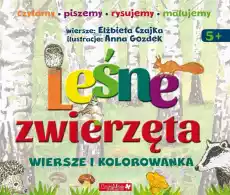 Leśne zwierzęta Wiersze i kolorowanki Książki PoezjaDramat