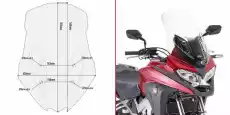 GIVI D1157ST SZYBA PRZEZROCZYSATA HONDA Crossrunner 800 Motoryzacja Motocykle