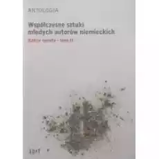 Antologia Współczesne sztuki młodych autorów niemieckich Książki PoezjaDramat