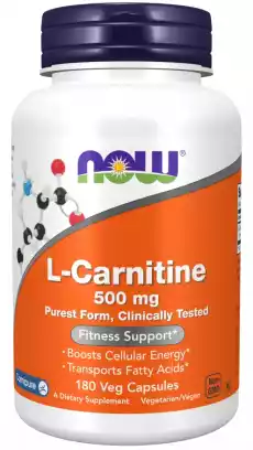 LCarnitine 500 mg 180 kaps Zdrowie i uroda