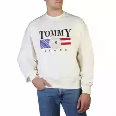 Bluza marki Tommy Hilfiger model DM0DM15717 kolor Biały Odzież męska Sezon WiosnaLato Odzież obuwie dodatki