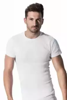 Rossli MTP001 biały Koszulka męska Odzież obuwie dodatki Bielizna męska Podkoszulki męskie