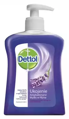 Dettol Dettol mydło w płynie antybakteryjne ukojenie 250ml Zdrowie i uroda Zdrowie Preparaty do dezynfekcji