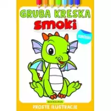 Gruba kreska Smoki Książki Dla dzieci