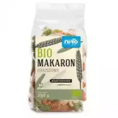 Niro Makaron orkiszowy kolorowy jeżyki 250 g Bio Artykuły Spożywcze Makarony