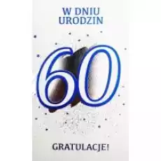 Karnet Urodziny 60 Prezenty Pakowanie prezentów