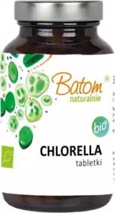 CHLORELLA TABLETKI BIO 120 g 1 TABLETKA 400 mg BATOM Artykuły Spożywcze Produkty dietetyczne Suplementy