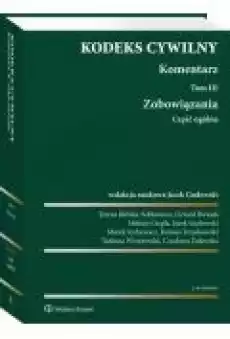 Kodeks cywilny Komentarz Tom 3 Zobowiązania Część ogólna Książki Ebooki