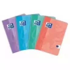 Oxford Zeszyt A5 Touch Pastel linia 16 kartek 10 szt Biuro i firma Akcesoria biurowe Artykuły papiernicze Zeszyty