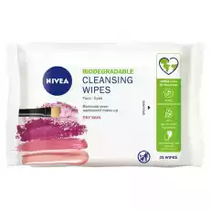 Biodegradable Cleansing Wipes biodegradowalne łagodzące chusteczki do demakijażu 25szt Zdrowie i uroda Kosmetyki i akcesoria Makijaż i demakijaż Akcesoria do makijażu i demakijażu