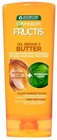 Garnier Fructis Oil Repair 3 Butter Odżywka wzmacniająca do włosów bardzo suchych i zniszczonych 200ml Zdrowie i uroda Kosmetyki i akcesoria Pielęgnacja i stylizacja włosów Odżywki do włosów