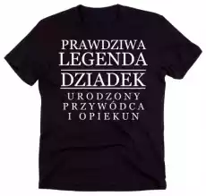 śmieszna koszulka dla dziadka dziadek prawdziwa legenda Odzież obuwie dodatki Odzież męska Koszulki męskie