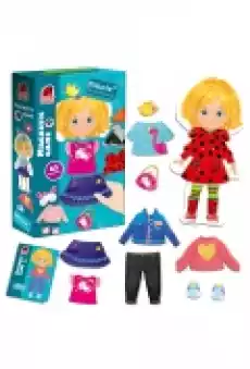 Magnetyczna Ubieranka Nikole Little Fashion Girl Dla dziecka Zabawki Puzzle