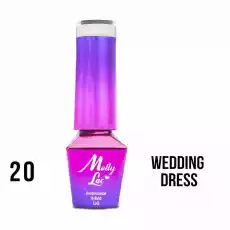 LAKIER MOLLY LAC YES I DO WEDDING DRESS 5ml nr 20 Zdrowie i uroda Kosmetyki i akcesoria Manicure i pedicure Lakiery do paznokci