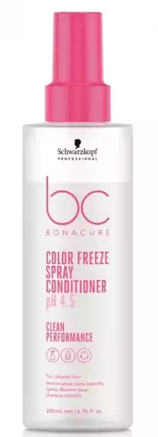 Schwarzkopf BC Color Freeze pH 45 dwufazowa odżywka chroniąca kolor 200ml Zdrowie i uroda Kosmetyki i akcesoria Pielęgnacja i stylizacja włosów Odżywki do włosów