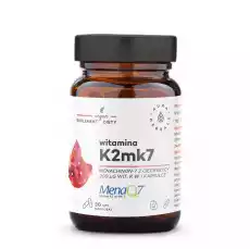 Aura Herbals Witamina K2MK7 MenaQ7 200 μg kapsułki 30 szt Sport i rekreacja Odżywki i suplementy Witaminy i minerały