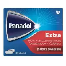 PANADOL Extra x 24 tabletki Zdrowie i uroda Zdrowie Leki Środki przeciwbólowe