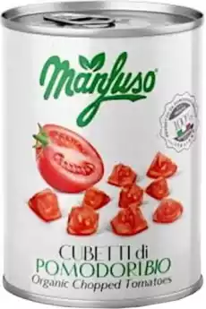 Pomidory w kawałkach BIO 400 g Manfuso Artykuły Spożywcze Sosy