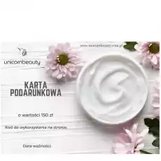 Karta podarunkowa unicornbeauty 150 zł elektroniczna Zdrowie i uroda Kosmetyki i akcesoria