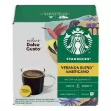 Starbucks Kawa w kapsułkach Dolce Gusto Veranda Blend Americano 12 szt Artykuły Spożywcze Kawa