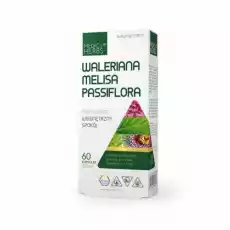 Medica Herbs Waleriana Melisa Passiflora 60 kapsułek Artykuły Spożywcze