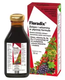 ZiołoPiast Floradix Żelazo I Witaminy 250 Ml Płyn Zdrowie i uroda Zdrowie Witaminy minerały suplementy diety