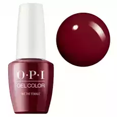 OPI Gel Color hybrydowy lakier do paznokci We The Female GCW64 bordowy 15ml Zdrowie i uroda Kosmetyki i akcesoria Manicure i pedicure Lakiery do paznokci