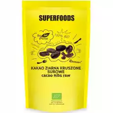 Kakao Ziarna Kruszone Surowe Bio 250 g Bio Planet Artykuły Spożywcze