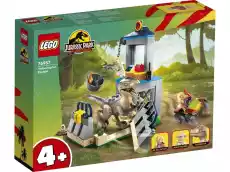 LEGO 76957 Jurassic World Ucieczka welociraptora Dla dziecka Zabawki Klocki