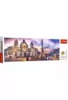 Puzzle panoramiczne 500 el Piazza Navona Rzym Dla dziecka Zabawki Puzzle