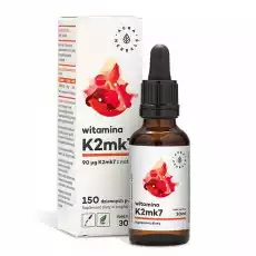 Aura Herbals Witamina K2MK7 krople 30ml Sport i rekreacja Odżywki i suplementy Witaminy i minerały