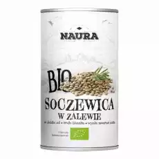 Soczewica w Zalewie Bio 400 g 240 g Naura Artykuły Spożywcze