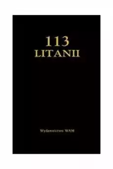 113 litanii czarne Książki Religia