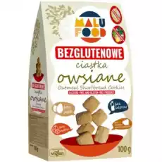 Ciastka owsiane BEZGL BC 100g MALU FOOD Artykuły Spożywcze