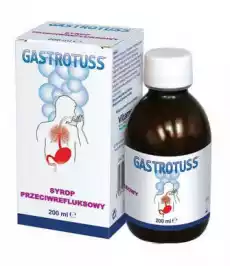 Gastrotuss syrop przeciwrefluksowy 200ml Zdrowie i uroda Zdrowie Leki Żołądek i jelita