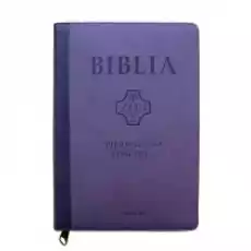 Biblia pierwszego Kościoła fiolet z paginatorami Książki Religia