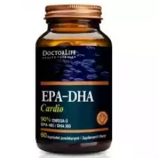 Doctor Life EPADHA Cardio Omega3 90 suplement diety 60 kaps Zdrowie i uroda Zdrowie Witaminy minerały suplementy diety