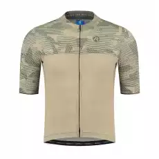 Rogelli camo męska koszulka rowerowa beżowa Rozmiar 2XL Sport i rekreacja