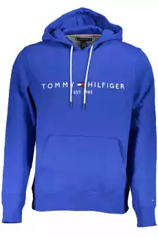 NIEBIESKA BLUZA MĘSKA BEZ ZAMKA TOMMY HILFIGER Odzież obuwie dodatki Galanteria i dodatki