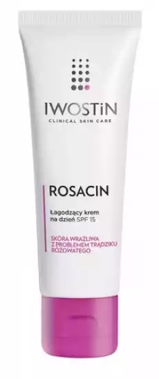 IWOSTIN ROSACIN Krem na dzień łagodzący skórę z trądzikiem różowatym spf 15 40ml Zdrowie i uroda Kosmetyki i akcesoria Pielęgnacja twarzy