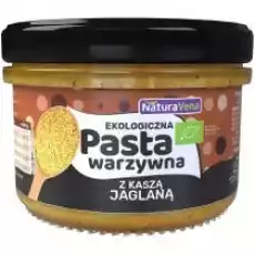 NaturaVena Pasta warzywna z kaszą jaglaną 185 g Bio Artykuły Spożywcze Przetwory