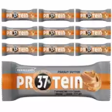 Bakalland Baton Proteinowy Peanut zestaw 10 x 35 g Artykuły Spożywcze Słodycze