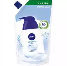 Nivea Creme Soft mydło w płynie opakowanie uzupełniające 500ml Zdrowie i uroda Kosmetyki i akcesoria Pielęgnacja dłoni