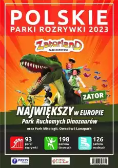 Polskie Parki Rozrywki 2023 Książki Turystyka mapy atlasy