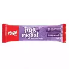 Yoga Life Baton owocowy figa migdał z magnezem 50 g Artykuły Spożywcze Słodycze