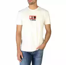 Koszulka Tshirt marki Diesel model TDIEGOSB100GRAM kolor Biały Odzież męska Sezon WiosnaLato Odzież obuwie dodatki