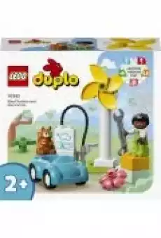 LEGO DUPLO Turbina wiatrowa i samochód elektryczny 10985 Dla dziecka Zabawki Klocki