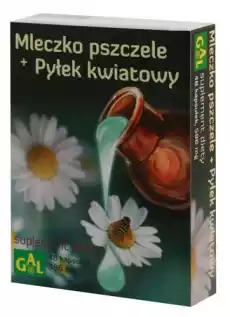 Mleczko pszczele pyłek kwiatowy x 48 kapsułek Zdrowie i uroda Zdrowie Witaminy minerały suplementy diety