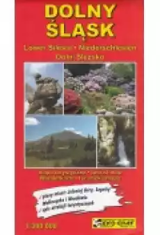 Mapa turystyczna Dolny Śląsk 1300 000 Książki Literatura podróżnicza